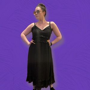 Madewell sparkly midi dress perfect for evening events and weddings 🤩